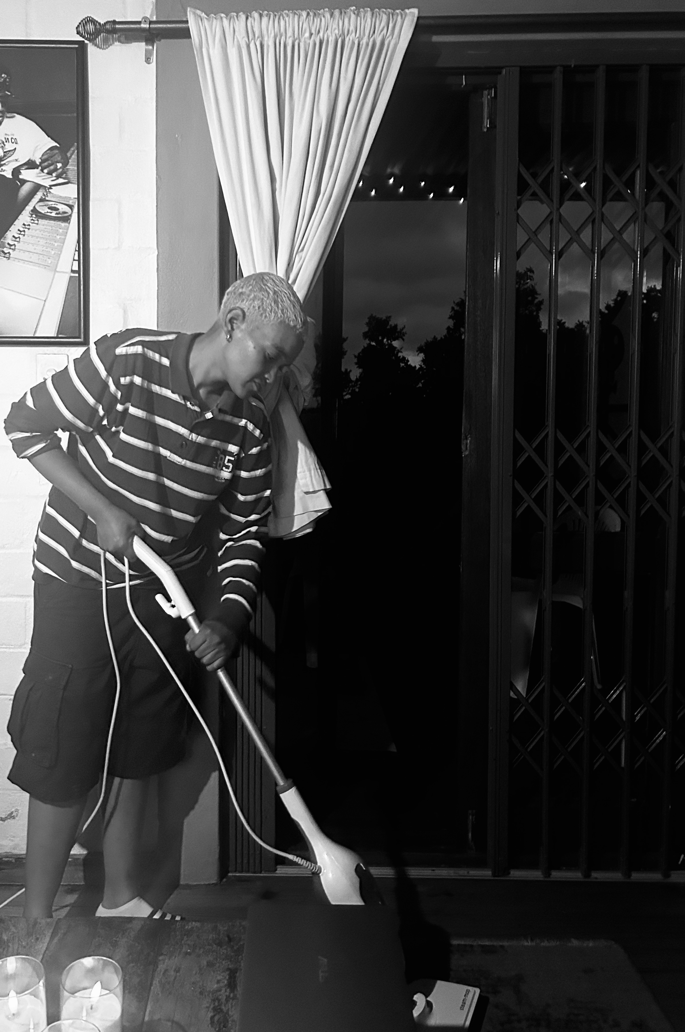 Cleaning work moment
