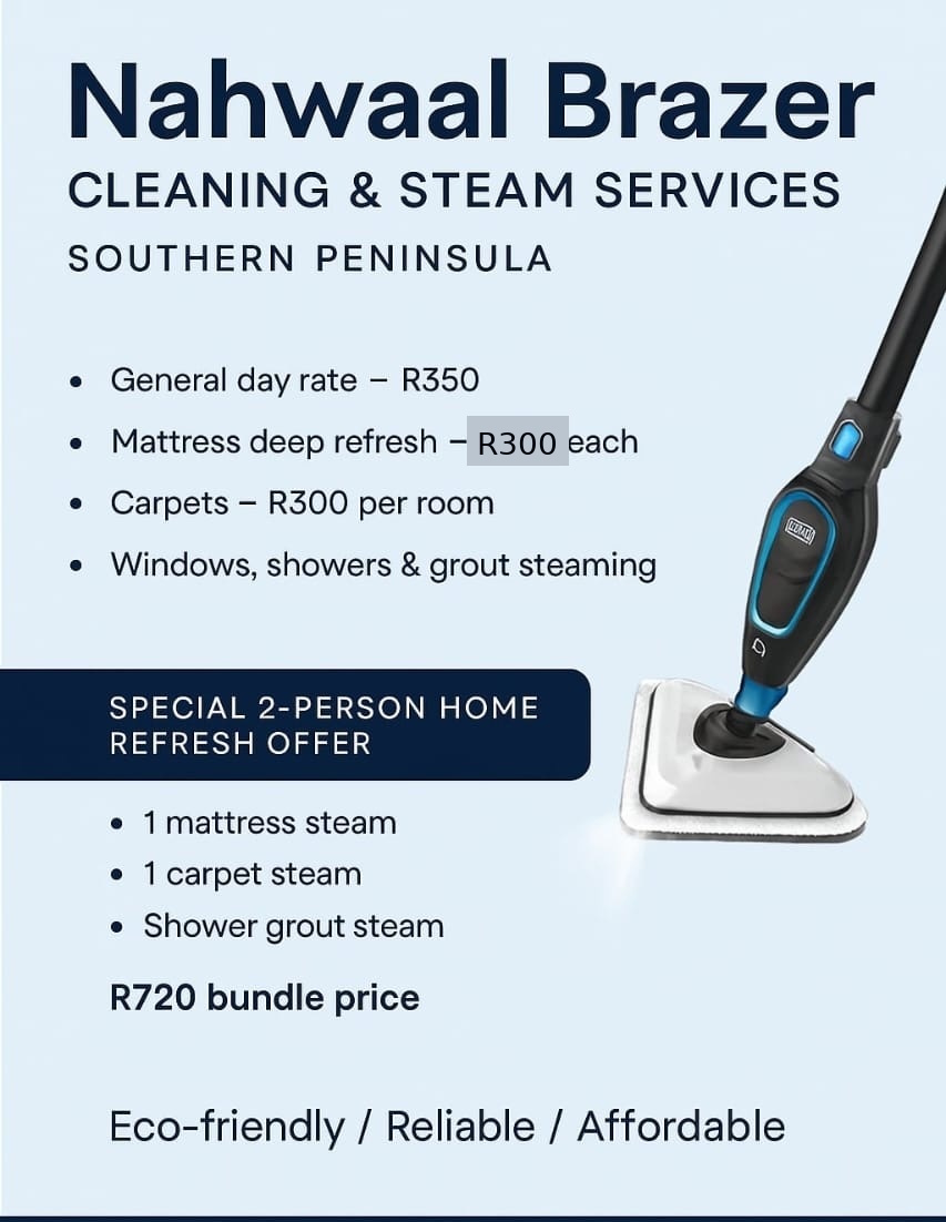 NB Cleaning services rate card flyer